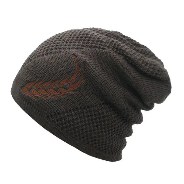 BEANIE - Warm Thick Hat feather design