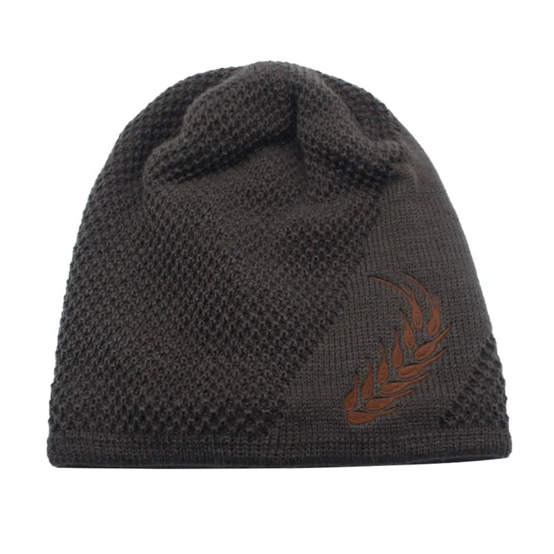 BEANIE - Warm Thick Hat feather design