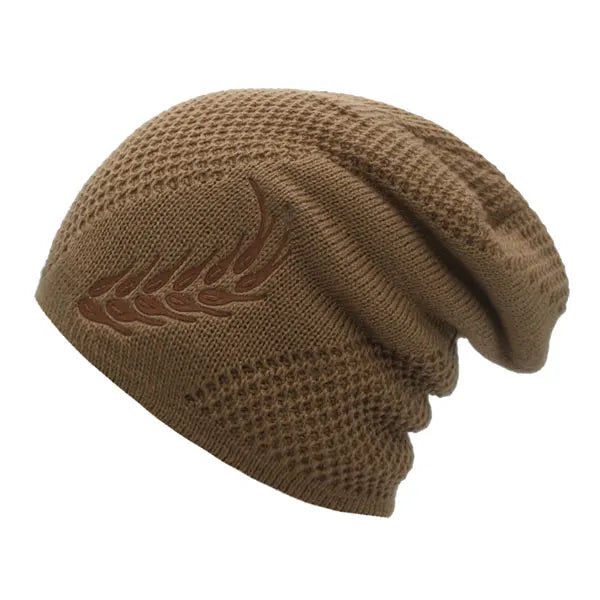 BEANIE - Warm Thick Hat feather design