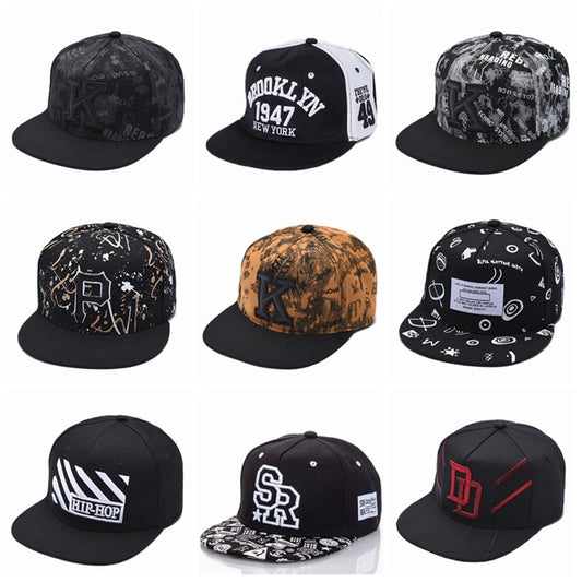 FLAT BRIM - Hip Hop Baseball Caps For Men and women with adjustable band