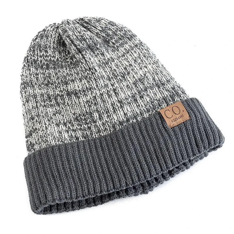 BEANIE - New Unisex Two-Tone fur lined  Winter Hats