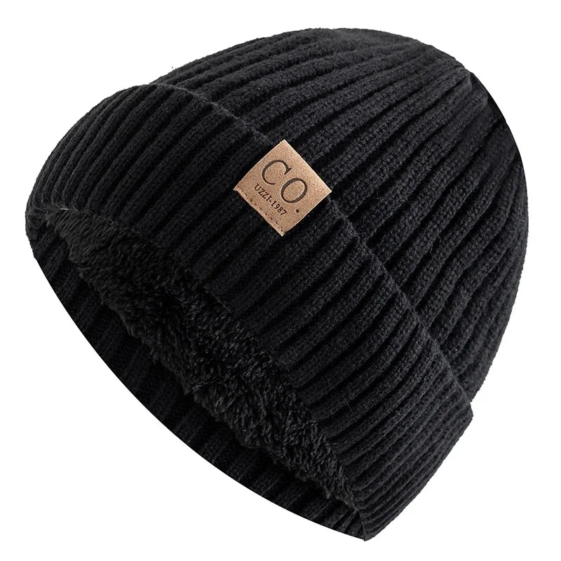 BEANIE - New Unisex Two-Tone fur lined  Winter Hats