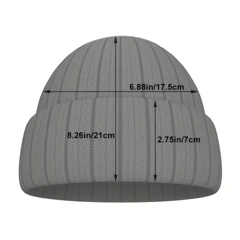 BEANIE (Graphic) - stylish and comfortable beanie with smile pattern for men, woman, and kids