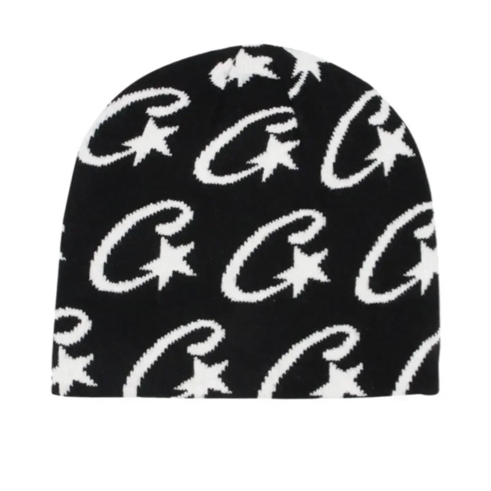 BEANIE (Graphic) -  y2k Street Punk Hat Hip-hop hat with wool