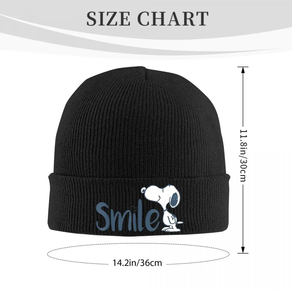 BEANIE (Graphic) - Peanuts Snoopy Beanie Y2K Autumn Graphic Warm Caps