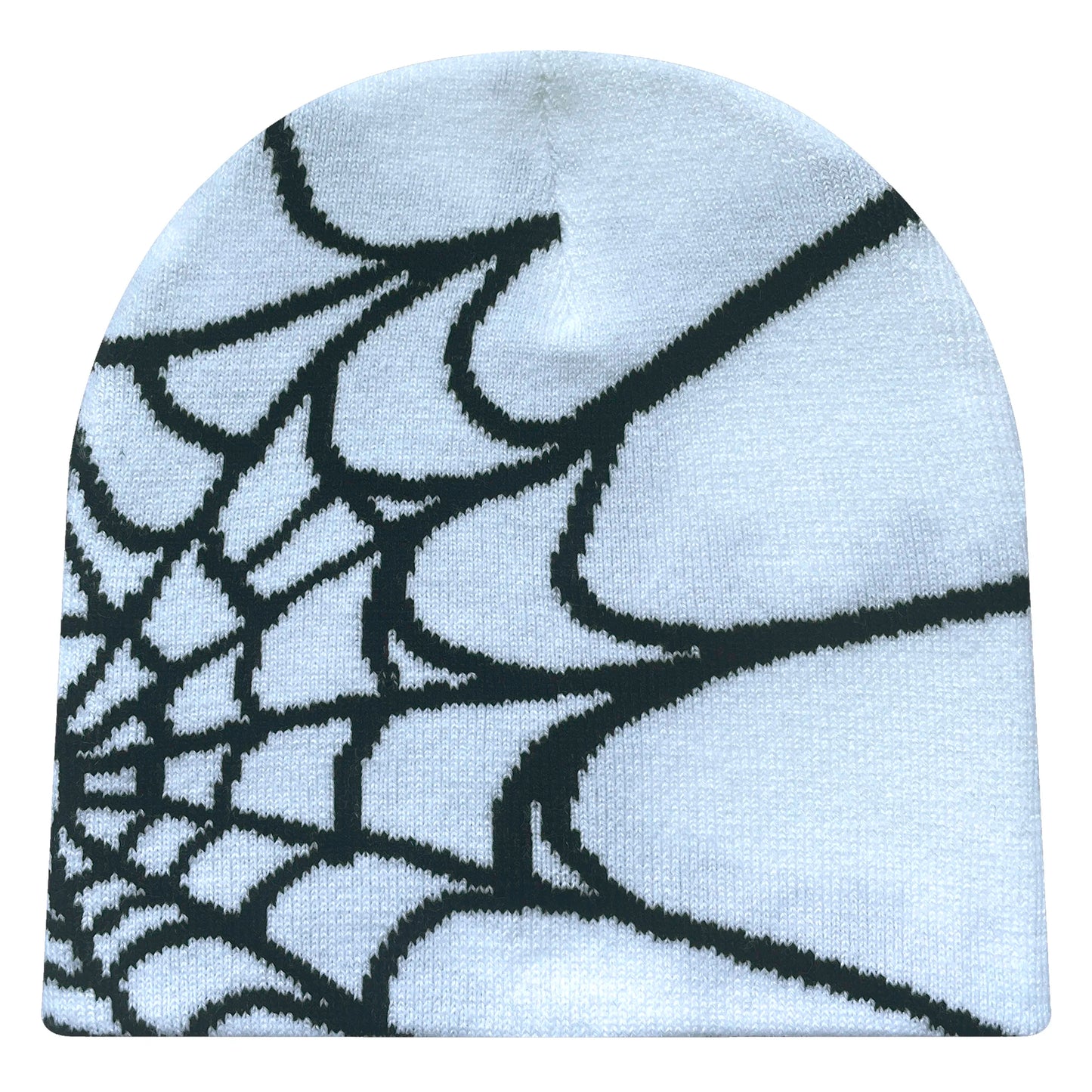 BEANIE (Graphic) - Warm multicolor winter spider web beanie