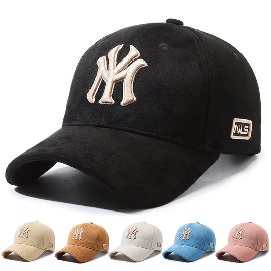 HAT - Mens Yankees Baseball Cap Casual Cotton Letter Embroidered Adjustable band