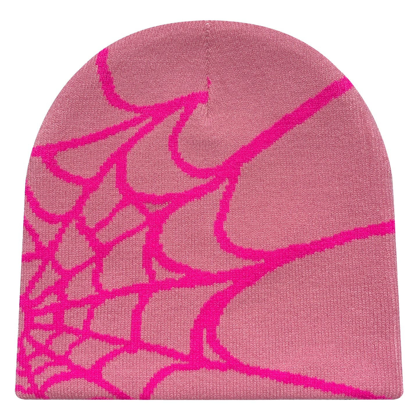 BEANIE (Graphic) - Warm multicolor winter spider web beanie