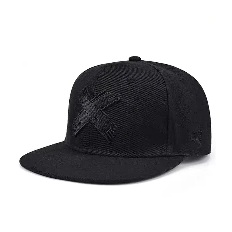 FLAT BRIM - Hip Hop Baseball Caps For Men and women with adjustable band