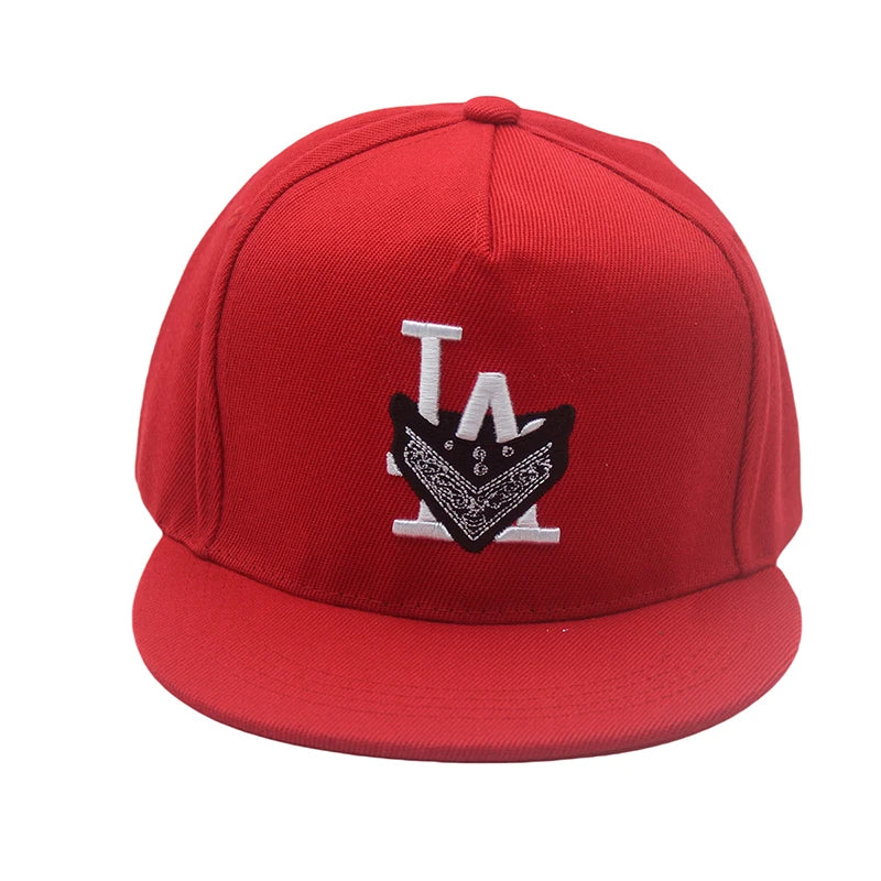 FLAT BRIM - Adult Embroidered Baseball Cap for men and women