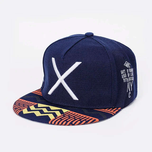 FLAT BRIM - Hip Hop Baseball Caps For Men and women with adjustable band