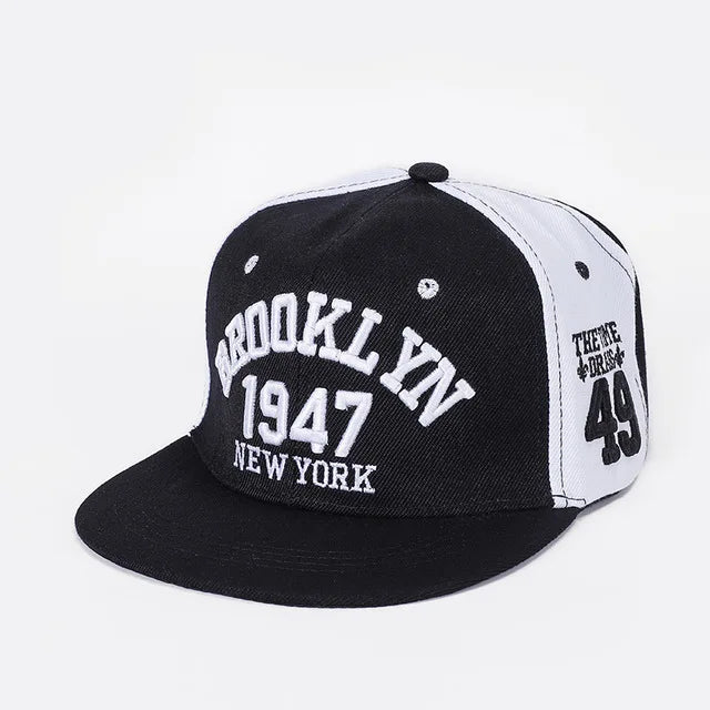 FLAT BRIM - Hip Hop Baseball Caps For Men and women with adjustable band