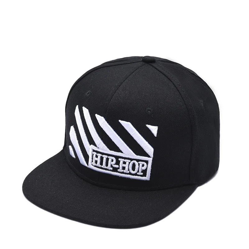 FLAT BRIM - Hip Hop Baseball Caps For Men and women with adjustable band