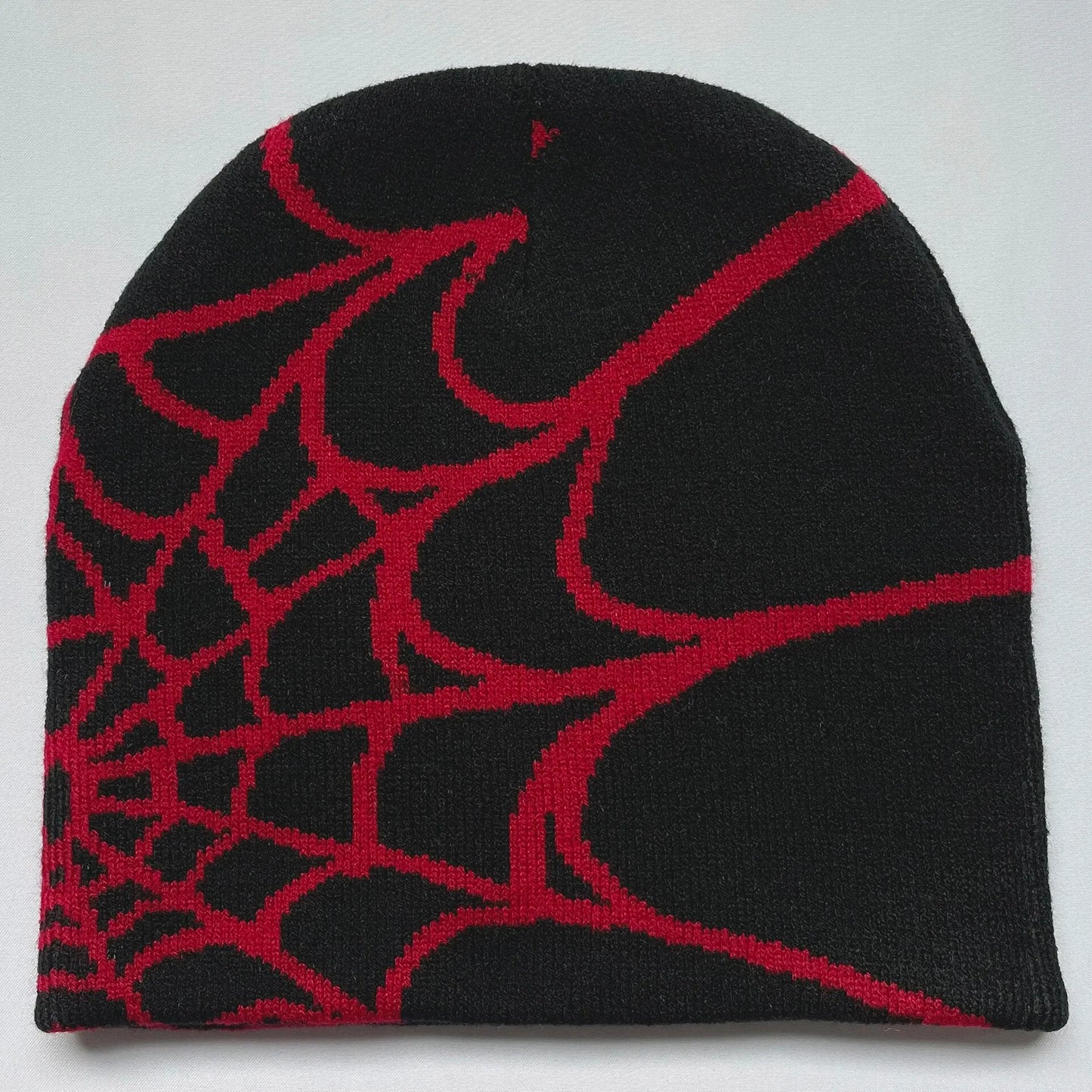 BEANIE (Graphic) - Warm multicolor winter spider web beanie