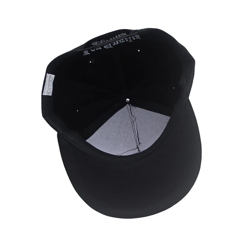 FLAT BRIM - Adult Embroidered Baseball Cap for men and women