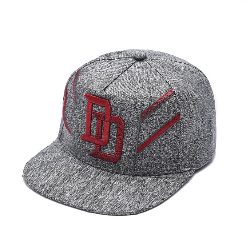 FLAT BRIM - Hip Hop Baseball Caps For Men and women with adjustable band