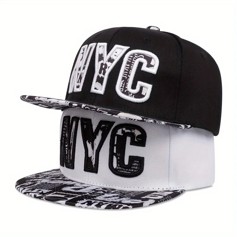 FLAT BRIM - Embroidery Baseball Caps Hat NYC