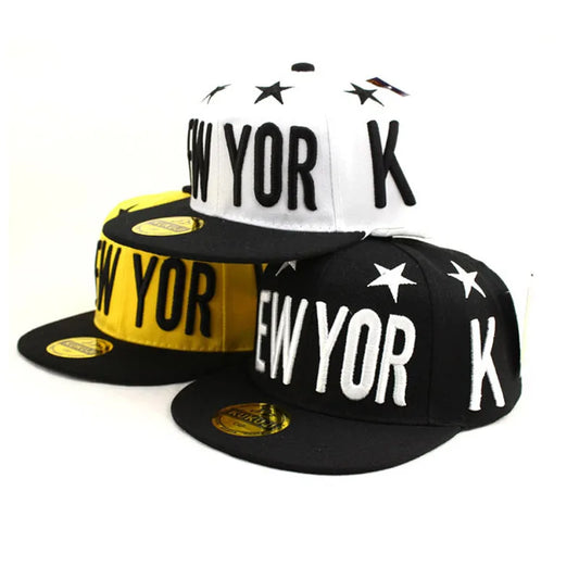 FLAT BRIM - SMALL CHILD Baseball Cap For Boys Girls NEW YORK