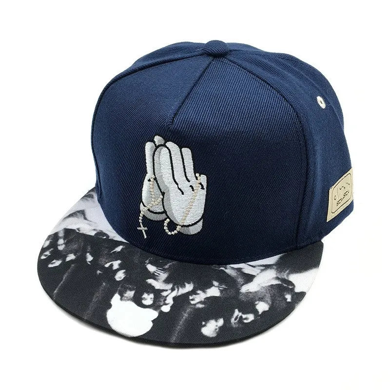 FLAT BRIM - Hip Hop Baseball Caps For Men and women with adjustable band