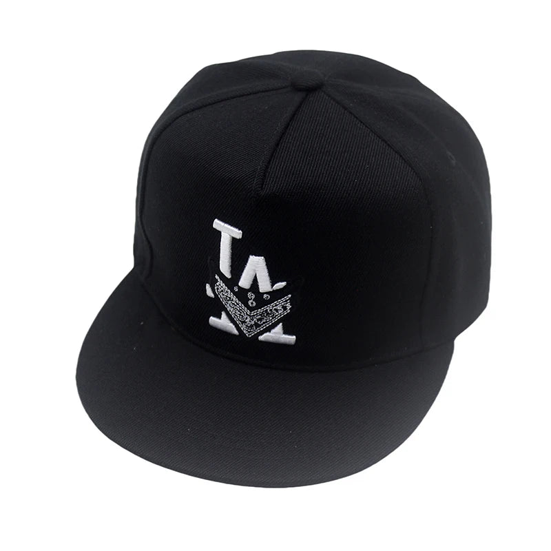 FLAT BRIM - Adult Embroidered Baseball Cap for men and women