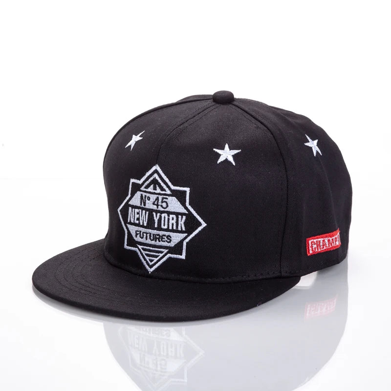 FLAT BRIM - Hip Hop Baseball Caps For Men and women with adjustable band