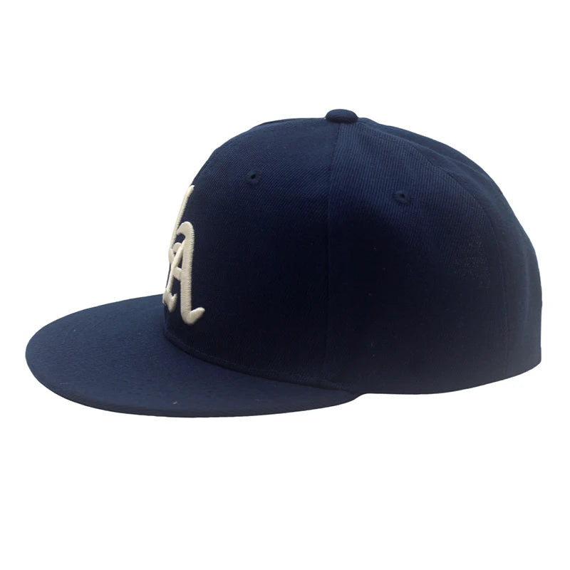 FLAT BRIM - Adult Embroidered Baseball Cap for men and women